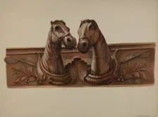 Barn Decoration, c. 1938. Creator: Walter Hochstrasser