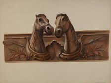 Barn Decoration, c. 1938. Creator: Walter Hochstrasser