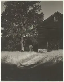 Barn, Lake George, 1936. Creator: Alfred Stieglitz