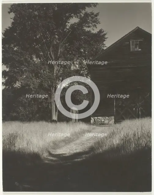 Barn, Lake George, 1936. Creator: Alfred Stieglitz.
