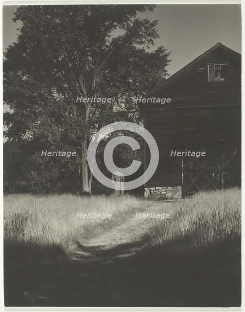 Barn, Lake George, 1936. Creator: Alfred Stieglitz.
