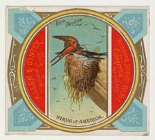Barn Swallow, from the Birds of America series (N37) for Allen & Ginter Cigarettes, 1888. Creator: Allen & Ginter