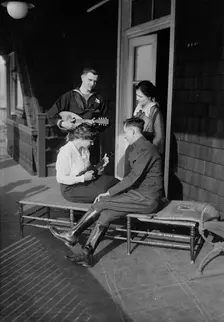 Barnard Canteen, 1918 or 1919. Creator: Bain News Service