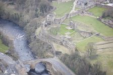 Barnard Castle and Barnard Castle Bridge, County Durham, 2016. Creator: Matthew Oakey