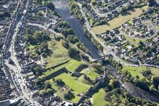 Barnard Castle and bridge, County Durham, 2017. Creator: Historic England