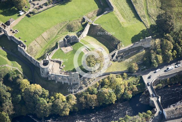 Barnard Castle and bridge, County Durham, 2017. Creator: Historic England.