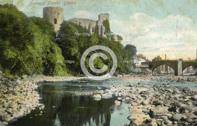Barnard Castle, Durham, c1905. Artist: Unknown