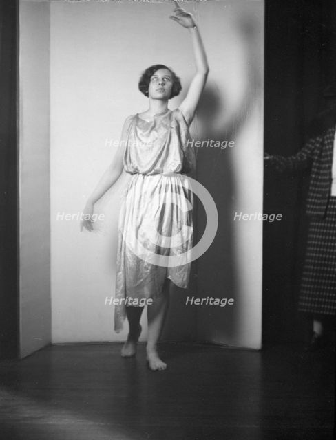 Barnard College group with Miss Larsen, ca. 1924. Creator: Arnold Genthe.