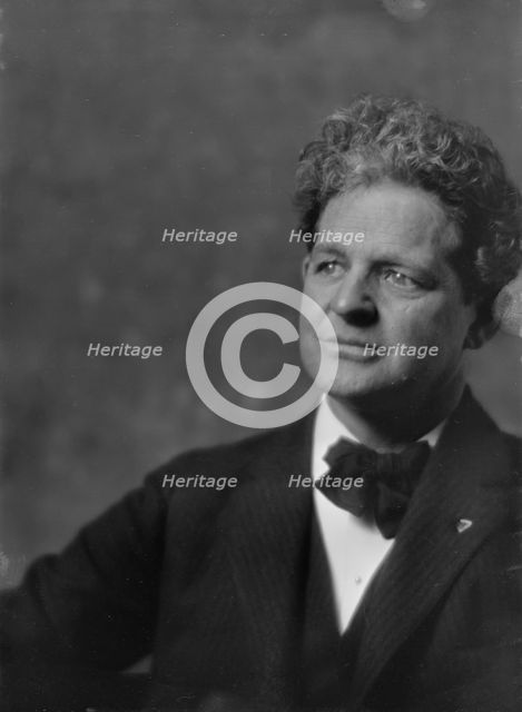 Barnard, George Grey, Mr., portrait photograph, 1919 Apr. 14. Creator: Arnold Genthe.