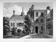 Barnard's Inn , City of London, 1800. Artist: Anon