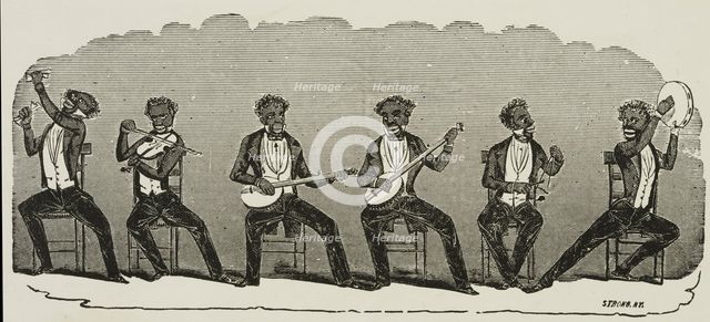 Barnards Troupe of Christy Minstrels, 1869. Creator: Unknown.