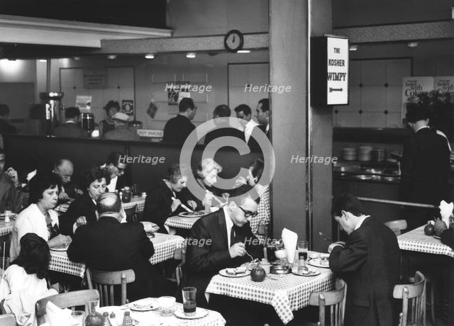 Barnett's Restaurant, Middlesex Street, London E1, August 1966. Creator: EH Emanuel.