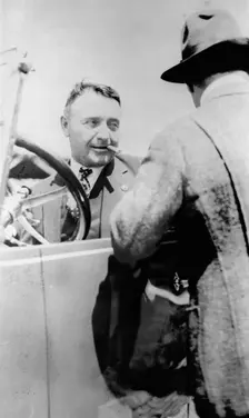 Barney Oldfield, pace car driver for the Indianapolis 500, 1922