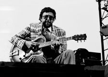 Barney Kessel, Capital Jazz Festival, Knebworth, Herts, July 1982. Artist: Brian O'Connor