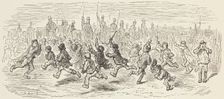Barnes Common - Calling the Carriages, 1872. Creator: Alfred Prunaire