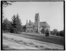Barnes Hall, Cornell University, between 1890 and 1901. Creator: Unknown