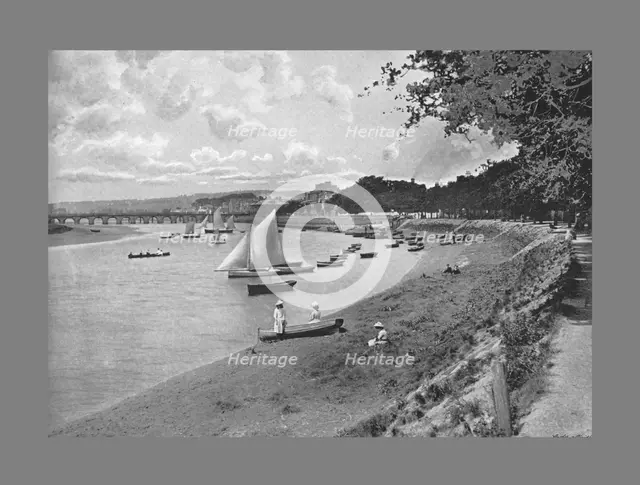 Barnstaple from South Walk, c1900. Artist: Vickery Bros.