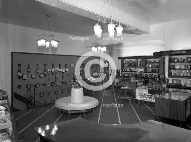Barnsley Co-op central jewellery department, South Yorkshire, 1956. Creator: Michael Walters.