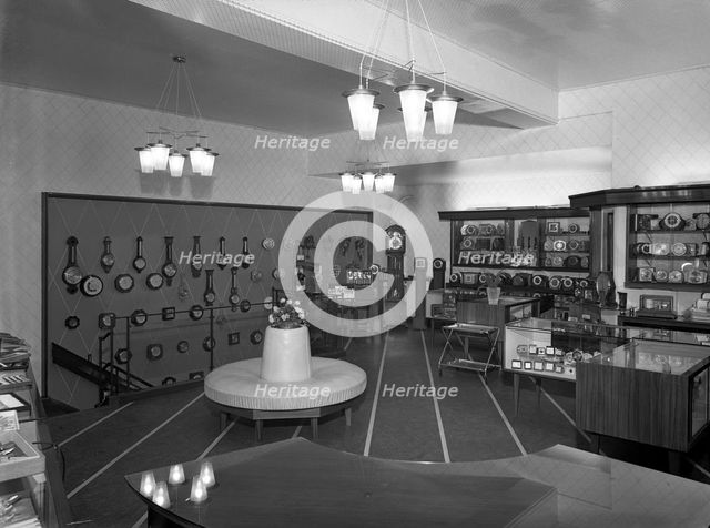 Barnsley Co-op central jewellery department, South Yorkshire, 1956. Creator: Michael Walters.