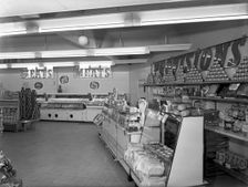 Barnsley Co-op, Bolton upon Dearne branch, South Yorkshire, 1956. Creator: Michael Walters