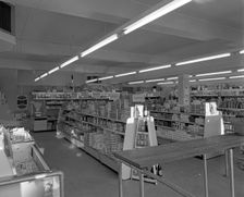 Barnsley Co-op, Kendray branch interior, Barnsley, South Yorkshire, 1961. Artist: Michael Walters