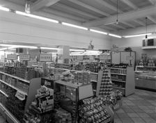 Barnsley Co-op, Kendray branch interior, Barnsley, South Yorkshire, 1961. Artist: Michael Walters
