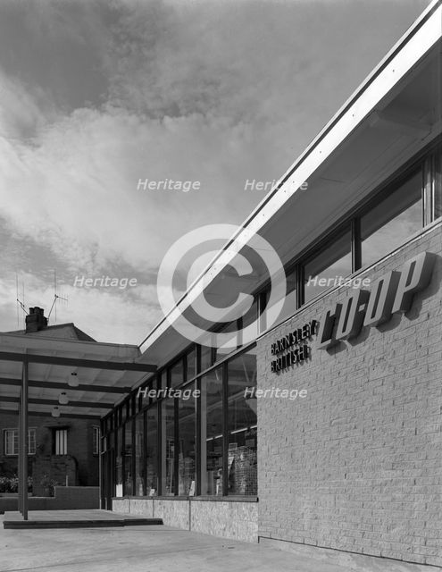 Barnsley Co-op, Jump branch, near Barnsley, South Yorkshire, 1961.  Creator: Michael Walters.