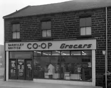 Barnsley Co-op, Park Road branch exterior, Barnsley, South Yorkshire, 1961. Creator: Michael Walters