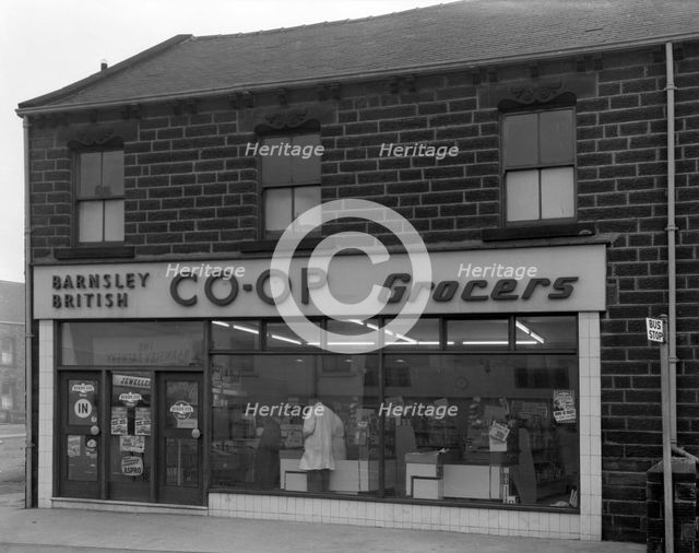 Barnsley Co-op, Park Road branch exterior, Barnsley, South Yorkshire, 1961. Artist: Michael Walters