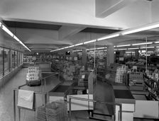Barnsley Co-op, Penistone branch, South Yorkshire, 1956. Creator: Michael Walters