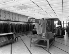 Barnsley Co-operative society, men's tailoring department, South Yorkshire, 1960. Creator: Michael Walters