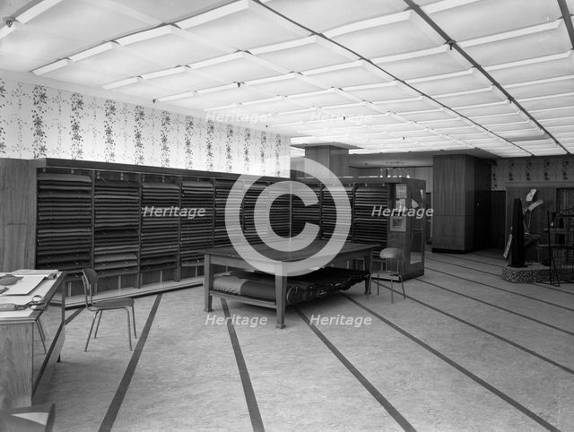 Barnsley Co-operative society, men's tailoring department, South Yorkshire, 1960. Creator: Michael Walters.