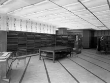 Barnsley Co-operative society, men's tailoring department, South Yorkshire, 1960. Creator: Michael Walters