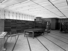 Barnsley Co-operative society, men's tailoring department, South Yorkshire, 1960. Creator: Michael Walters