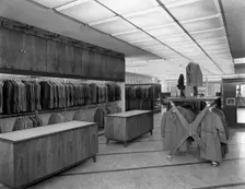 Barnsley Co-operative society, men's tailoring department, South Yorkshire, 1960. Creator: Michael Walters