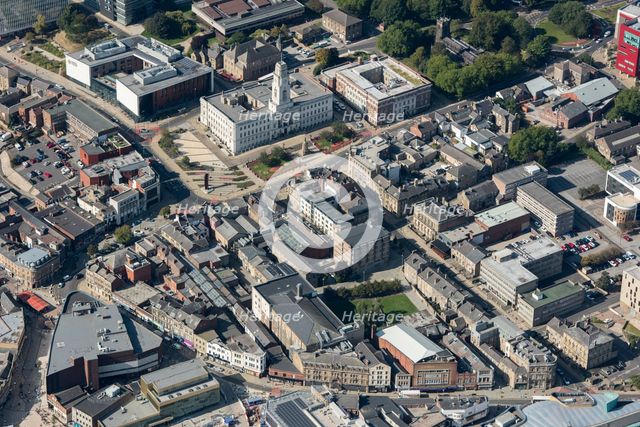 Barnsley Town Hall and Eldon Street High Street Heritage Action Zone, Barnsley, 2020. Creator: Damian Grady.
