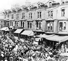 Barnum and Bailey Procession, Derby Road, Nottingham, Nottinghamshire, 1898