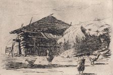 Barnyard, 1883. Creator: Fred Hetherington