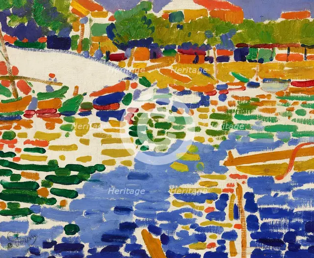 Barques amarrées à l'Estaque, c1905-1906. Creator: Derain, Andrè (1880-1954).