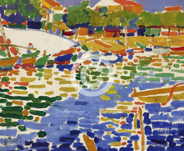 Barques amarrées à l'Estaque, c1905-1906. Creator: Derain, Andrè (1880-1954).