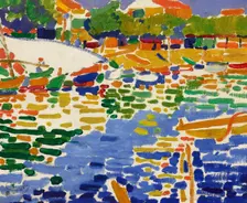 Barques amarrées à l'Estaque, c1905-1906. Creator: Derain, Andrè (1880-1954)