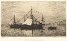 Barques de Cabotage. Creator: Adolphe Appian