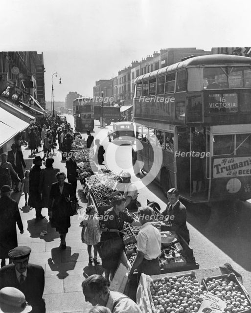 Barrow boys, Kilburn High Road, Brent, London, 1947. Creator: Unknown.