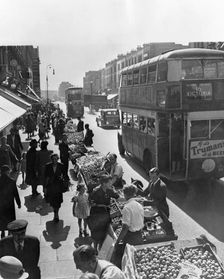 Barrow boys, Kilburn High Road, Brent, London, 1947. Creator: Unknown