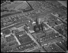 Barrow Corporation Electricity Works and environs, Barrow-in-Furness, Cumbria, c1930s. Creator: Arthur William Hobart