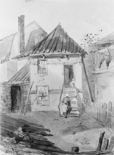 Barracks at Fort Pitt (from Cropsey Album), . Creator: John Mackie Falconer