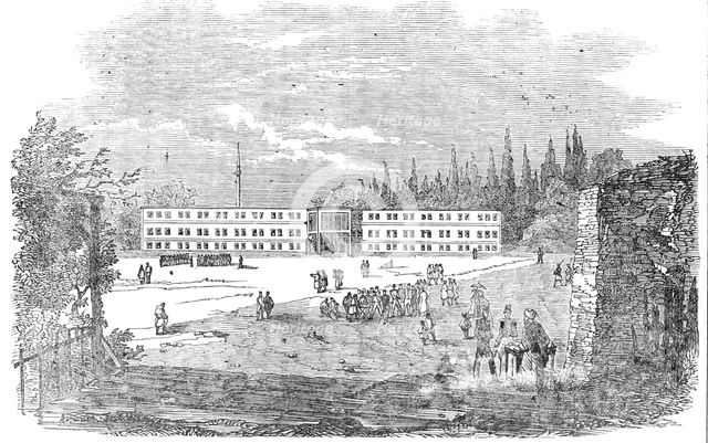Barracks of Cassim Pacha, in Constantinople, 1854. Creator: Unknown.