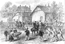 Barracks of the German Troops at Rheims, 1872. Creator: Unknown