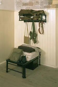 Barrack room at Calshot Castle, Hampshire, 1995. Artist: J Bailey