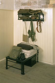 Barrack room at Calshot Castle, Hampshire, 1995. Artist: J Bailey